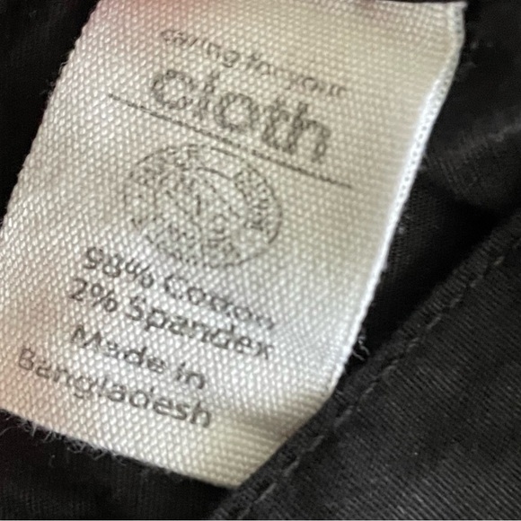 PaperDenim & Cloth Classic Black Short Sleeve Button Up Collared Shirt, 2X - Picture 7 of 10